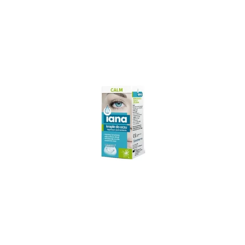 IANA ŁAGODZĄCE KROPLE DO OCZU CALM 10ML IANA ŁAGODZĄCE KROPLE DO OCZU CALM 10ML