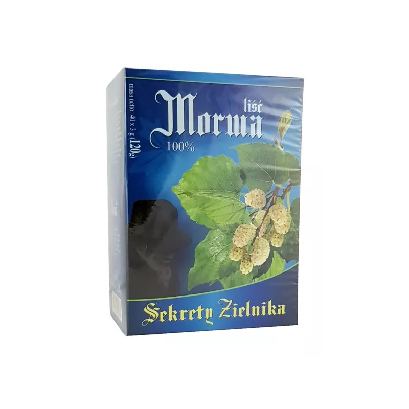ASZ SEKRETY ZIELNIKA MORWA LIŚĆ 100% 40X3G ASZ SEKRETY ZIELNIKA MORWA LIŚĆ 100% 40X3G