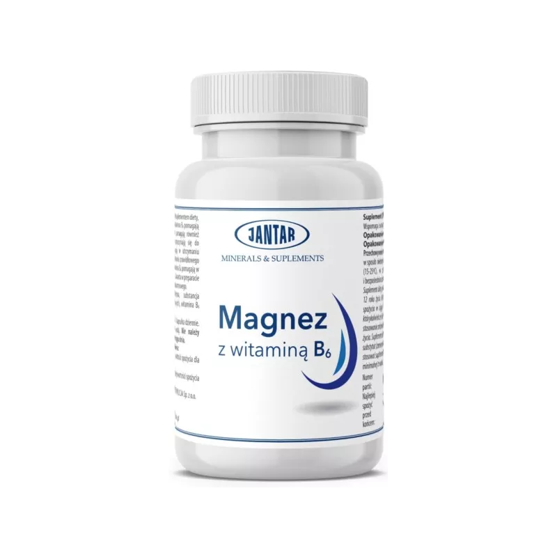 JANTAR MAGNEZ Z WITAMINĄ B6 90 KAPS.