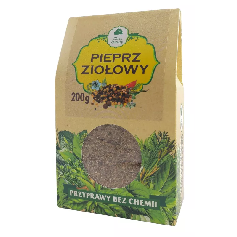 DARY NATURY PIEPRZ ZIOŁOWY 200G DARY NATURY PIEPRZ ZIOŁOWY 200G
