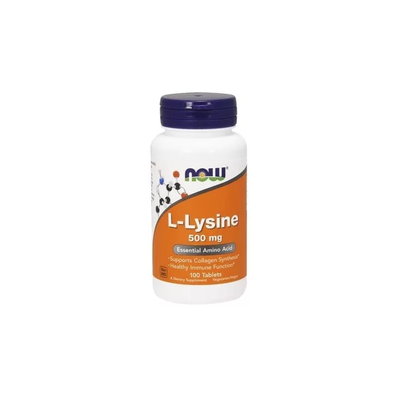 NOW FOODS L-LIZYNA 500MG 100 TABL.