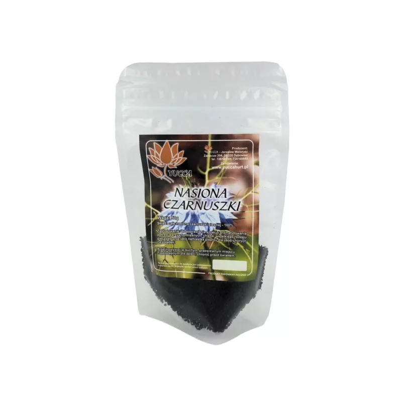 YUCCA NASIONA CZARNUSZKI 50G YUCCA NASIONA CZARNUSZKI 50G