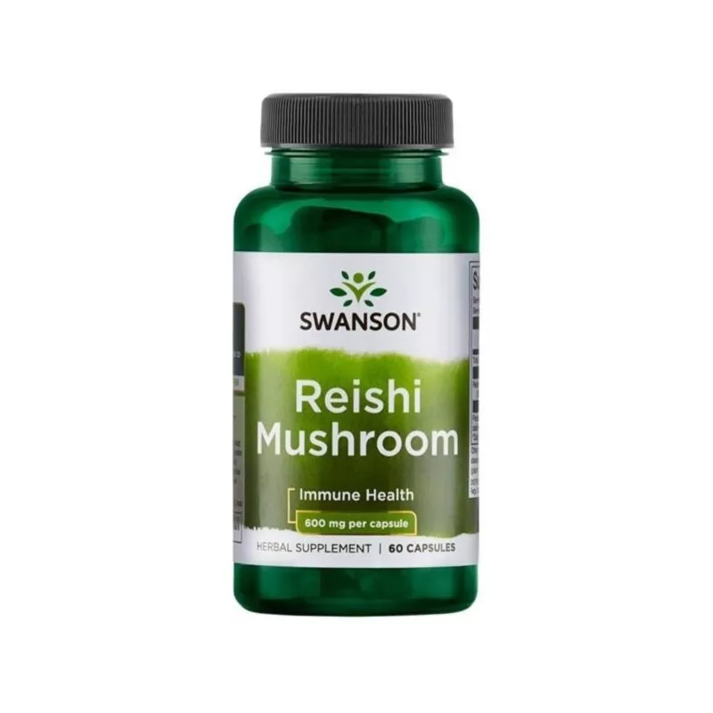Swanson Reishi Mushroom 600Mg/60 Kaps. Swanson Reishi Mushroom 600Mg/60 Kaps.