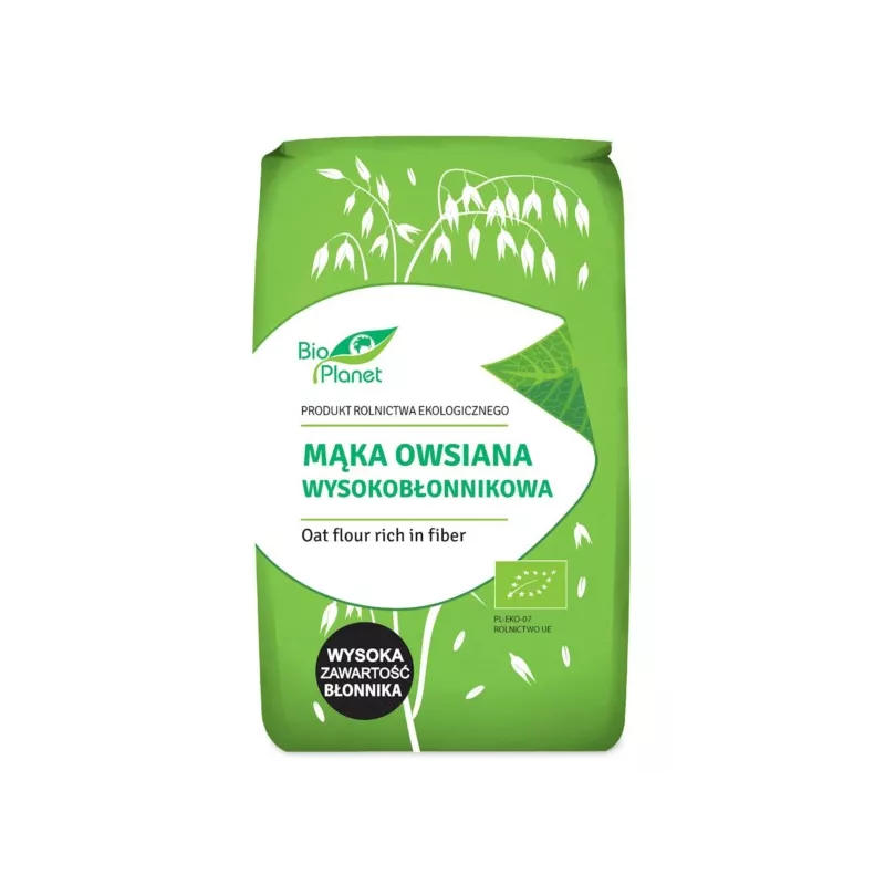 BIO PLANET Mąka owsiana wysokobiałkowa BIO 400g