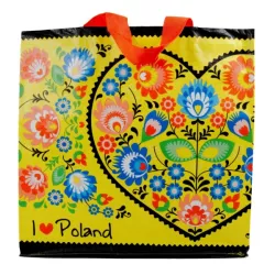 TORBA Z PP ESY-FLORESY SERCE ZÓŁTA TORBA Z PP ESY-FLORESY SERCE ZÓŁTA