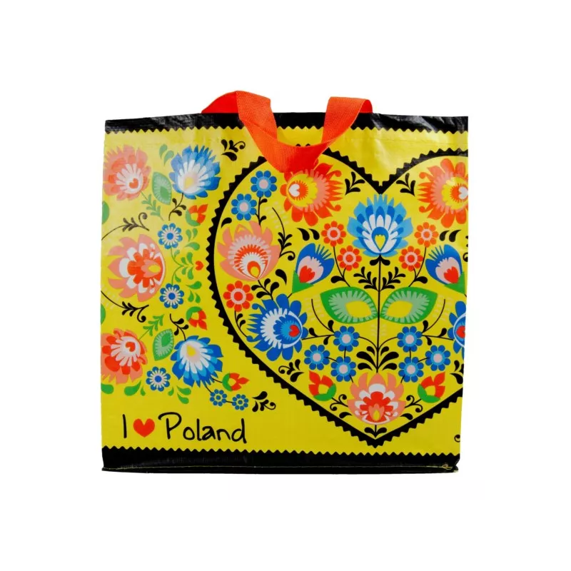 TORBA Z PP ESY-FLORESY SERCE ZÓŁTA TORBA Z PP ESY-FLORESY SERCE ZÓŁTA