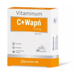 Starpharma Vitaminum C + Wapń Strong 30 kapsułek Starpharma Vitaminum C + Wapń Strong 30 kapsułek