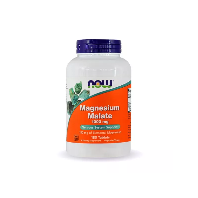 Now Foods Magnesium Malate 1000mg 180 tab Now Foods Magnesium Malate 1000mg 180 tab