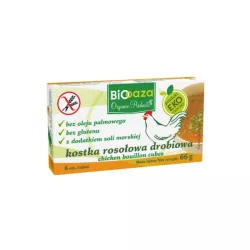 BioOaza Bulion drobiowy, Kostka rosołowa 66g BIO