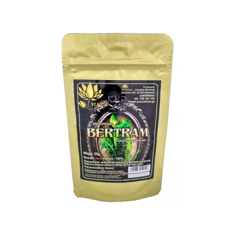 Yucca Liście Bertram 35G ostry, mielony Yucca Liście Bertram 35G ostry, mielony