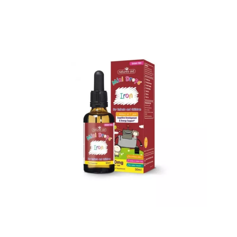 Natures Aid Mini Iron Żelazo dla dzieci 50ml Natures Aid Mini Iron Żelazo dla dzieci 50ml