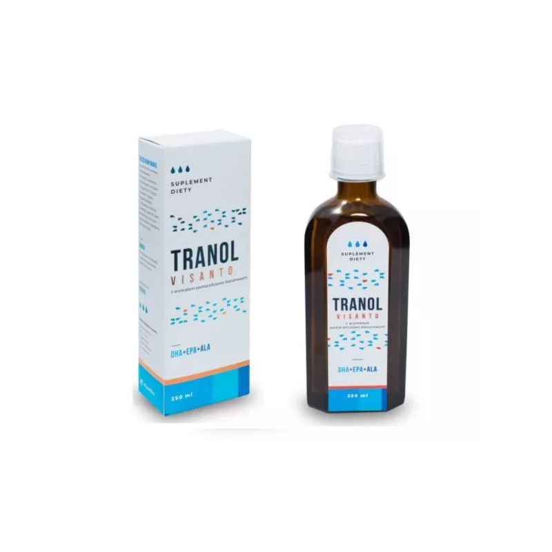 Visanto Tranol 250 ml kwasy omega DHA EPA ALA