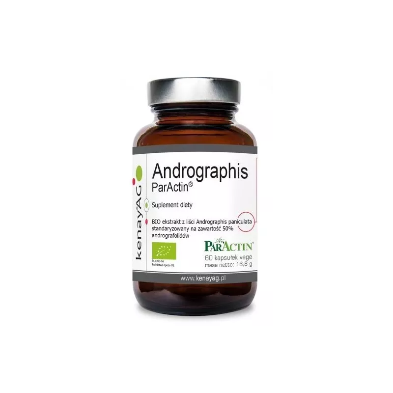 Kenay Andrographis ParActin bio 60 kapsułek